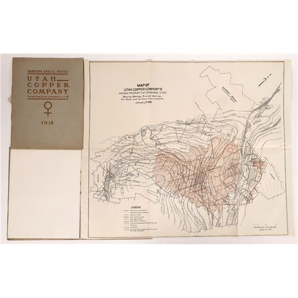 Utah Copper Co. 1917 Annual Report w Fold Outs  1917  [165726]