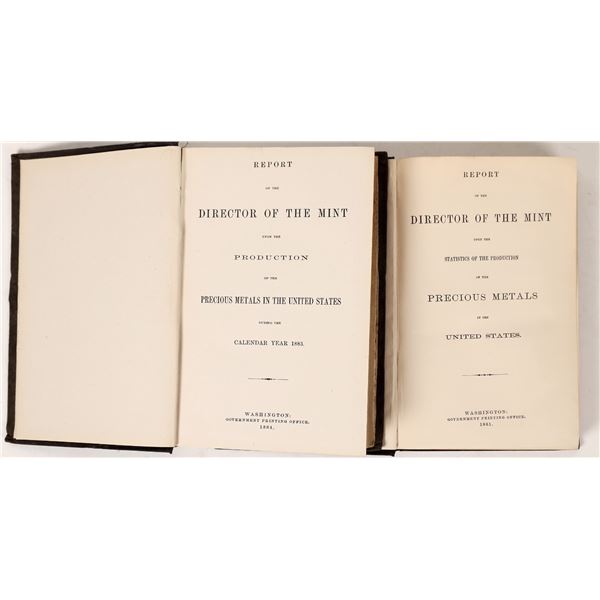 Director of the Mint Reports by Burchard, 1880 and 1893    [171300]