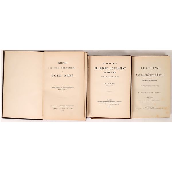 Gold Ore Treatment Books, 3    [171304]