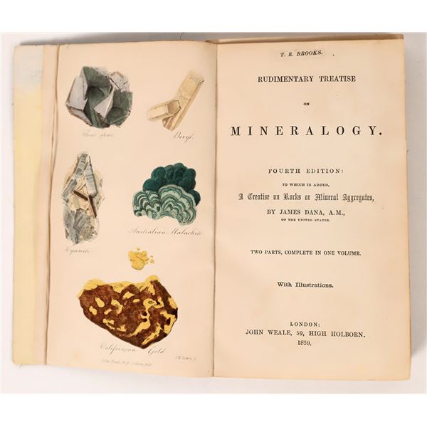 Rudimentary Treatise on Mineralogy by John Weale  1859  [171231]