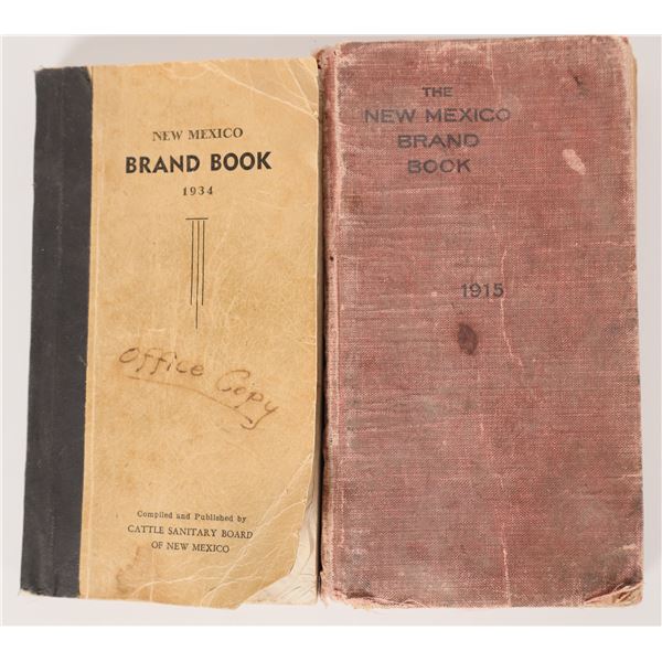 New Mexico Brand Book Pair, 1915 & 1934    [173571]