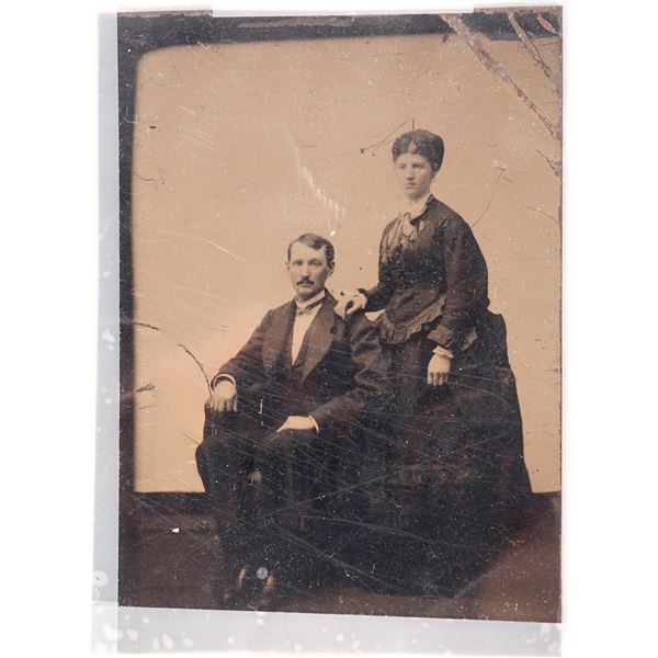 Doc Holliday/Big Nose Kate Tintype  1870s  [173966]