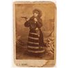 Image 1 : Annie Oakley Cabinet Card By C.J. Howe  1800s  [172986]