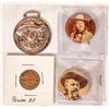 Image 1 : Buffalo Bill & Pawnee Bill Pinbacks, Token and Medallion (3)  1896  [173624]