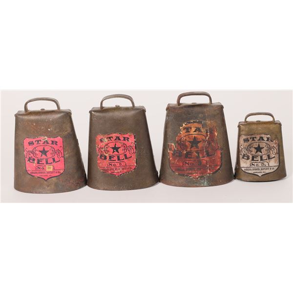 Star Brand Cowbells (4)    [173629]