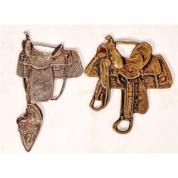 Wyoming & Oregon Metal Saddlery Fob Pair    [173701]