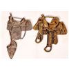 Image 1 : Wyoming & Oregon Metal Saddlery Fob Pair    [173701]