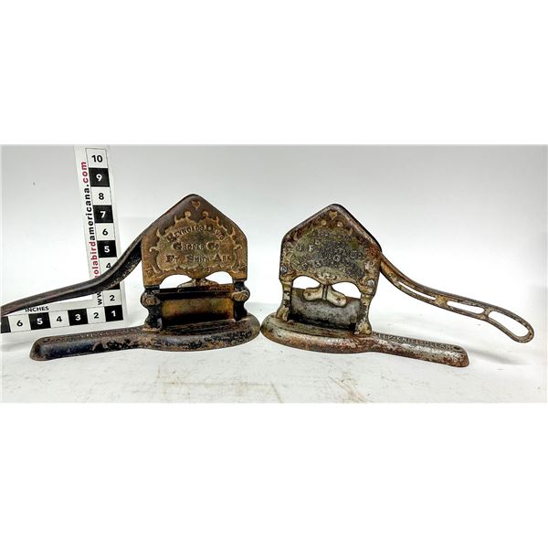 Embosed Tobacco Plug Cutters (2)    [172548]