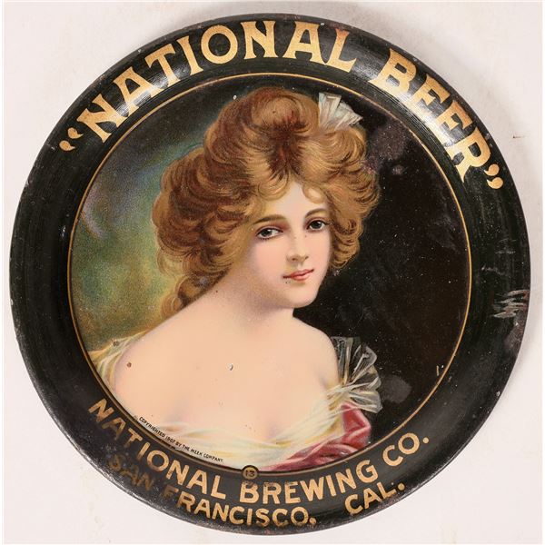 National Beer Tip Tray  1884-1916  [173646]