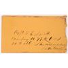 Image 1 : Envelope Written By William Tecumseh Sherman to Captain J. E. Smith 1865    [150525]