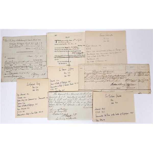 British Signed Letters, Battle of Trafalgar Related, 4    [158346]