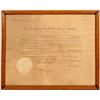 Image 1 : Grover Cleveland Autographed Appointment Document  1983  [159930]