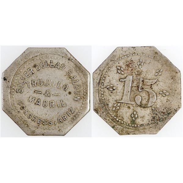 Silver Dollar Saloon Token    [173548]