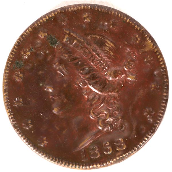 The Excellent!  Barry & Patten Token  1868  [173556]