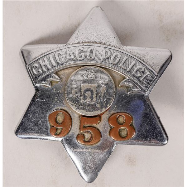 Chicago Police 6 Point Badge    [173766]