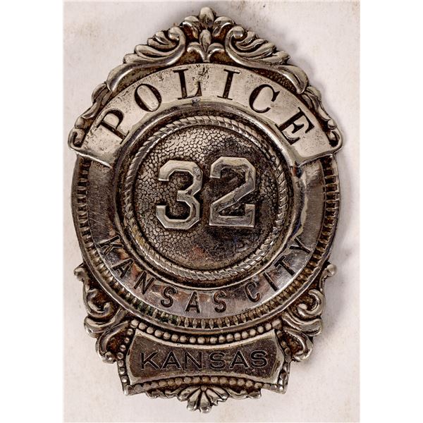 Vintage Kansas City Police Badge    [173763]