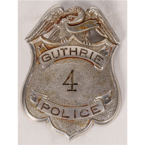 Guthrie Police Badge    [174002]