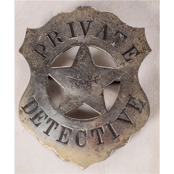 Private Detective Badge    [174003]