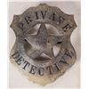 Image 1 : Private Detective Badge    [174003]