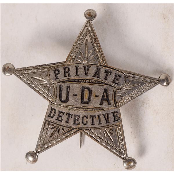 U-D-A Private Detective Badge    [173765]