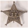 Image 2 : U-D-A Private Detective Badge    [173765]