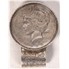 Image 1 : Bonanza Land & Cattle Silver Dollar Money Clip  1922  [172905]