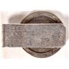 Image 2 : Bonanza Land & Cattle Silver Dollar Money Clip  1922  [172905]