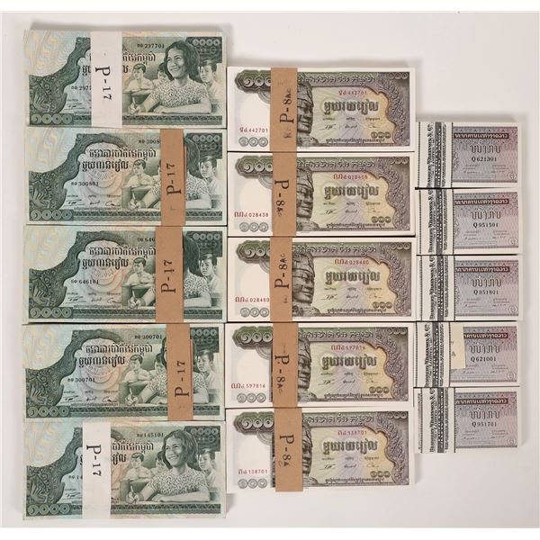 Bank Notes of Cambodia & Laos    [170841]