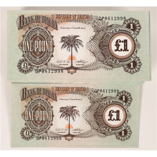 Biafra Bank Notes  1968  [170778]