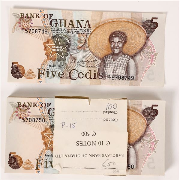 Ghana Bank Notes    [170779]