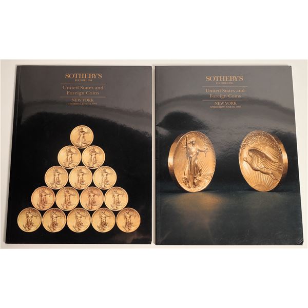 Sotheby's High Relief St. Gaudens Auction Catalogs    [167593]