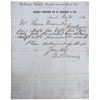 Image 1 : Harvey Harris & Co. Assay Office Letter, Marysville  1862  [158070]