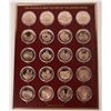 Image 2 : History of the U.S. in Bronze Medals - 210 pcs  1966-1977  [163538]