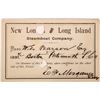 Image 1 : New London & Long Island Steamboat Company Pass  1891  [134689]