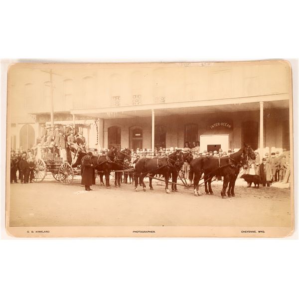 Cheyenne, Wyoming Stagecoach Photograph    [171239]