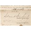 Image 2 : Leland Stanford Autograph on Central Pacific Railroad Deed, 1887    [172765]