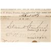 Image 2 : Leland Stanford Autograph on Central Pacific Railroad Deed, 1887    [172765]