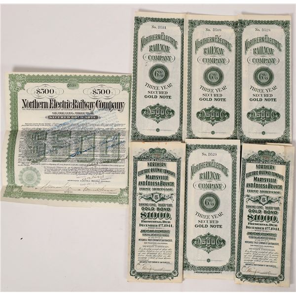 Northern Electric Railway Company, gold notes/bonds    [175874]