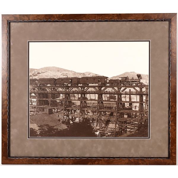 V & T Railroad Enlarged Trains Photo in Frame    [170962]