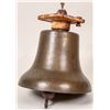 Image 1 : Air Powered Locomotive Train Bell Bronze    [170392]