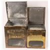 Image 1 : Cracker Store Counter Display Canisters (2)  1900s  [172226]