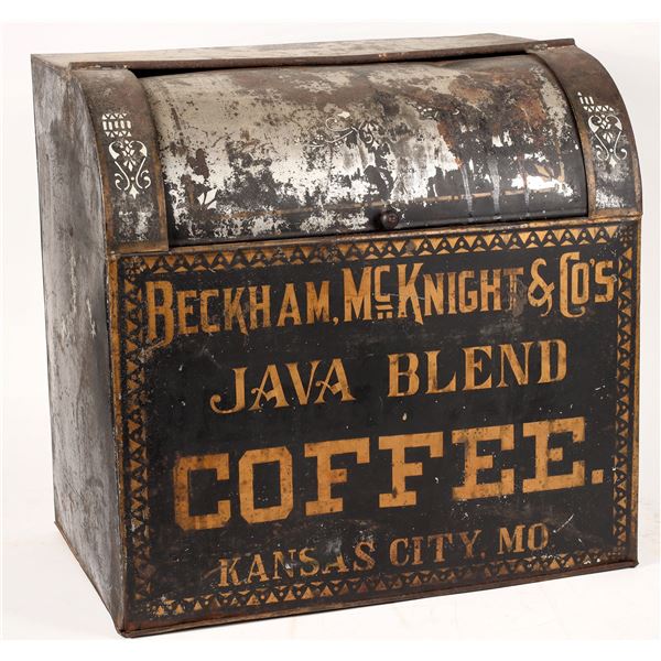 Beckham & McKnight Counter Coffee Display Box  1800s-1900s  [172488]