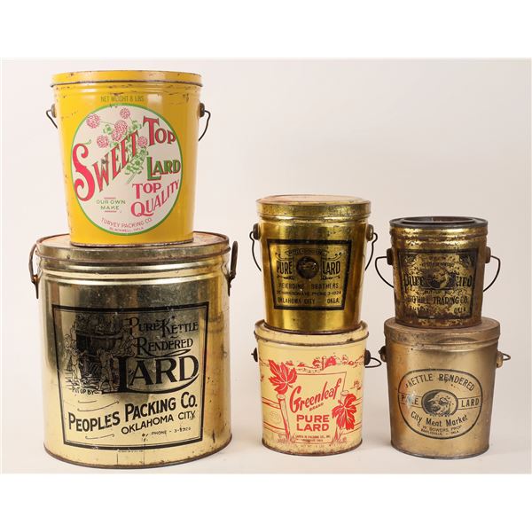 Oklahoma Lard Tin Collection, 6    [172644]