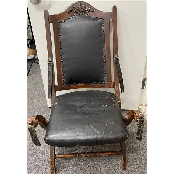 Holmes Antique Folding Wooden Chair  1871  [132240]