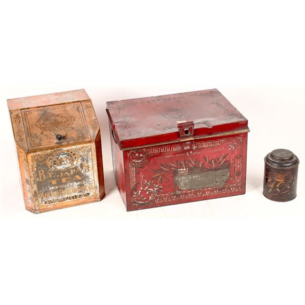 Tea Boxes & Container (3)  1900s  [172484]