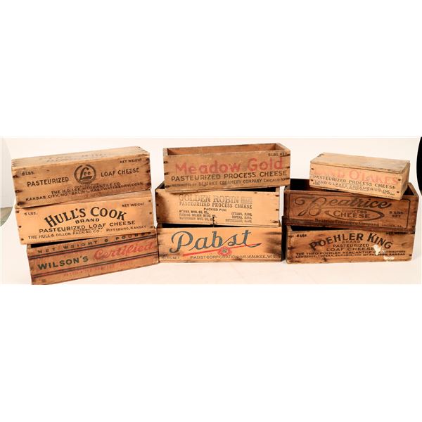 Wooden Cheese Box Collection, 9    [172773]