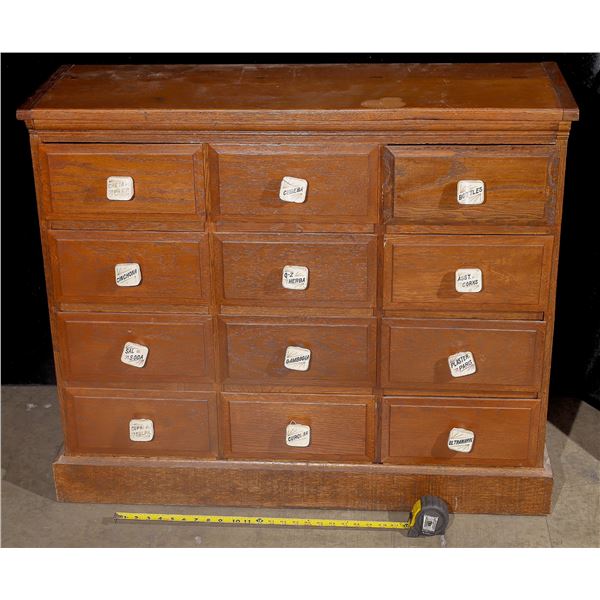 Apothecary Cabinet with Ceramic Drawer Pulls    [152528]