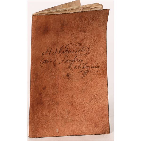 Notebook & Ledger For H.H. Fassett  1862  [173146]