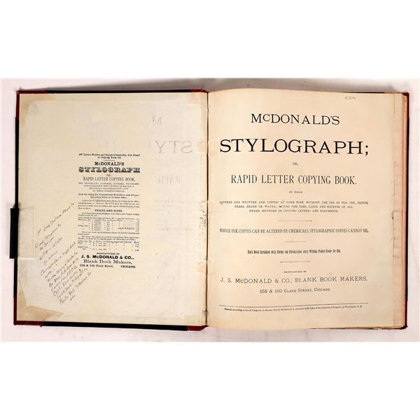 Ridge Telephone Co. Letter Copy Book, c. 1879-80    [170978]