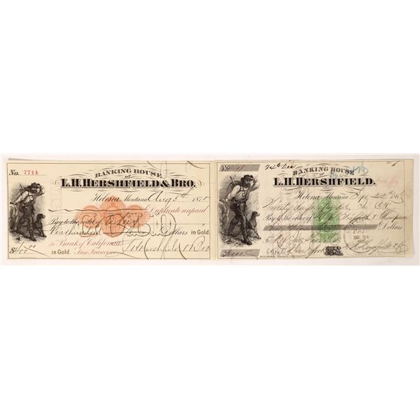L. H. Hershfield Bank Checks    [171085]